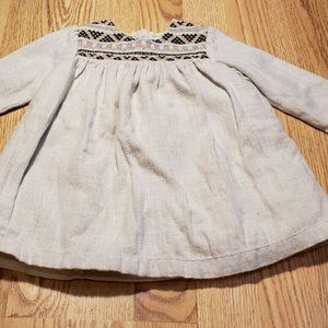 Bout' Chou Baby Girl's Dress  Size: 12 Months  Long Sleeve
